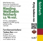 Preview: Riesling feinherb 2021